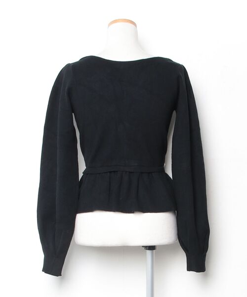 「MIIA」 長袖ニット FREE ブラック レディース_画像2
