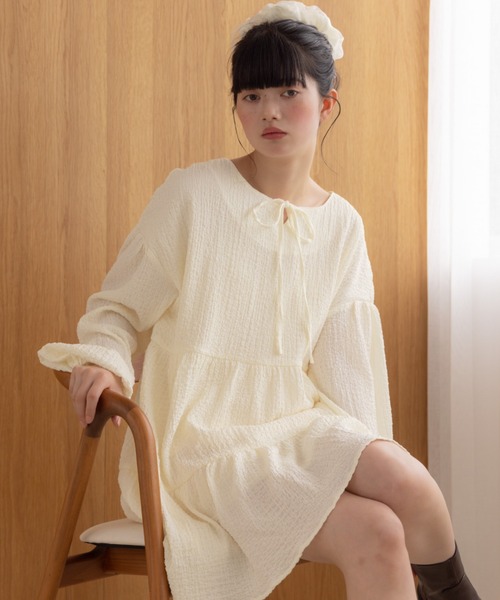 REMOON ワンピース ティアードチュニックワンピース : ZOZOTOWN Yahoo