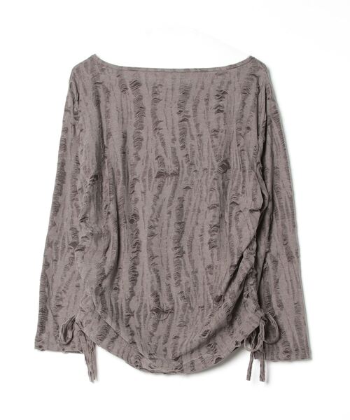 「shameless」 長袖カットソー FREE ブラウン レディース_画像2