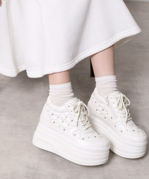 ESPERANZA（エスペランサ） スニーカー きゅんフィット厚底フラット