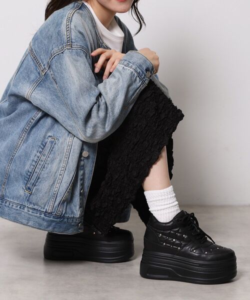 ESPERANZA（エスペランサ） スニーカー きゅんフィット厚底フラット