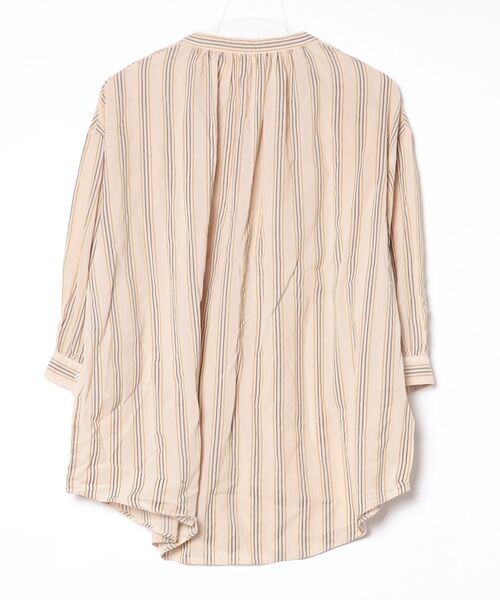「LE GLAZIK」 7分袖ブラウス 36 ベージュ レディース_画像2