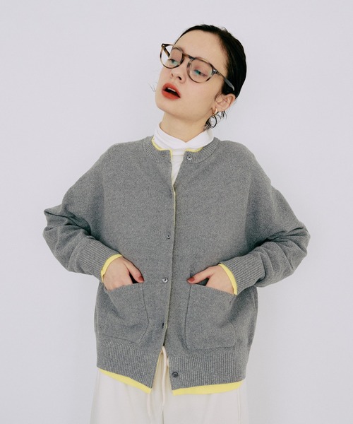 LA MARINE FRANCAISE（マリンフランセーズ） カーディガン バイカラー