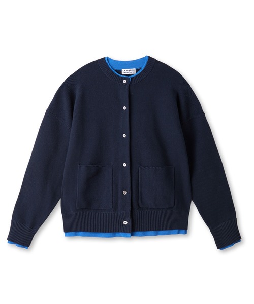 LA MARINE FRANCAISE（マリンフランセーズ） カーディガン バイカラー