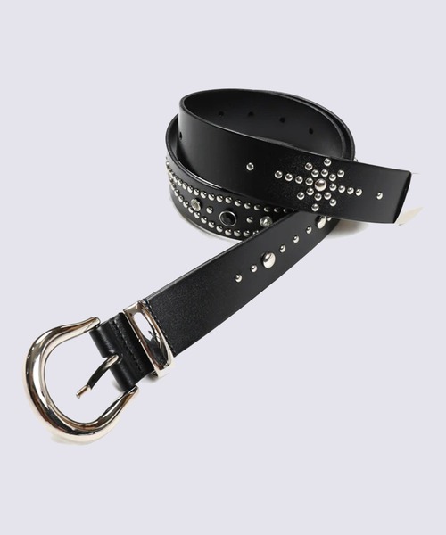 JieDa]THIN WESTERN BELT⁄BLACK(Jie-24W-GD18) – R&Co