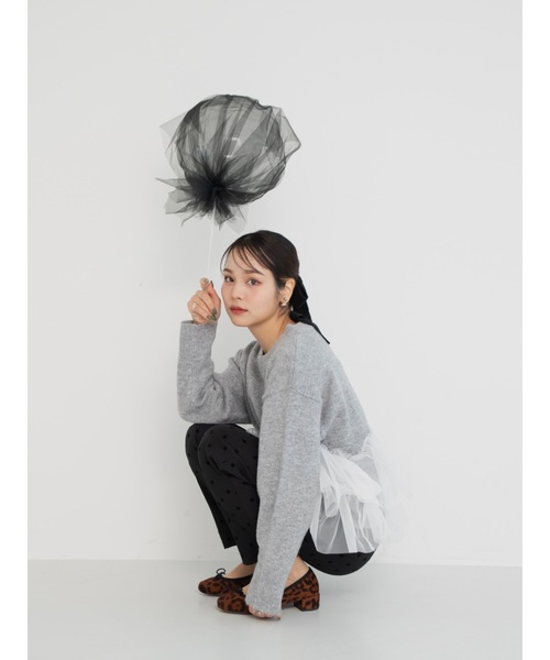 「jumelle」 長袖ニット MEDIUM アイボリー レディース_画像4