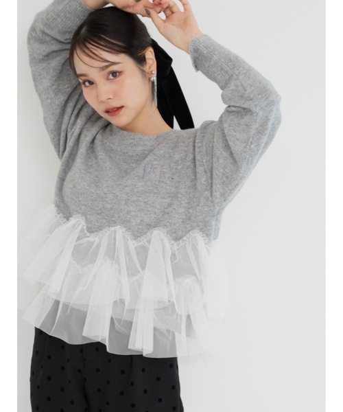 「jumelle」 長袖ニット MEDIUM アイボリー レディース_画像6