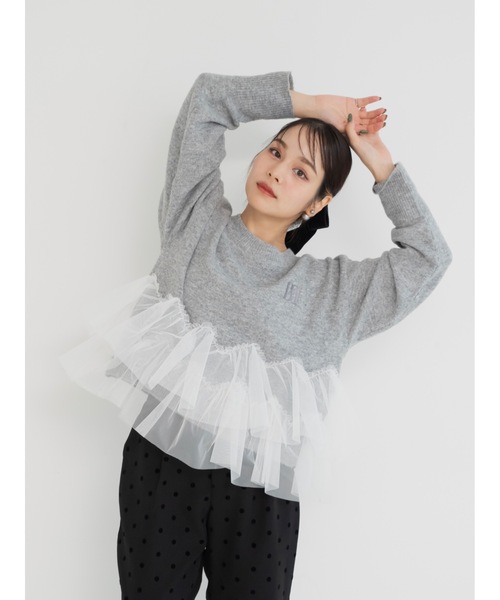 「jumelle」 長袖ニット MEDIUM アイボリー レディース_画像7