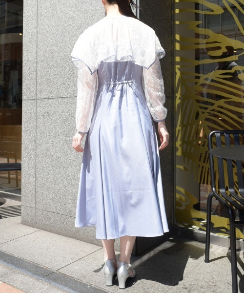 axes femme（アクシーズ ファム） ワンピース レースケープキャミ