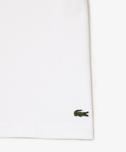 「LACOSTE」 半袖Tシャツ 4 ホワイト メンズ_画像3