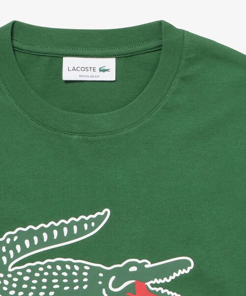 「LACOSTE」 半袖Tシャツ 4 ホワイト メンズ_画像9