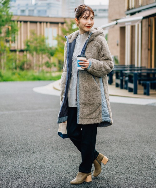 「KRIFF MAYER」 コート LARGE チャコール レディース_画像7