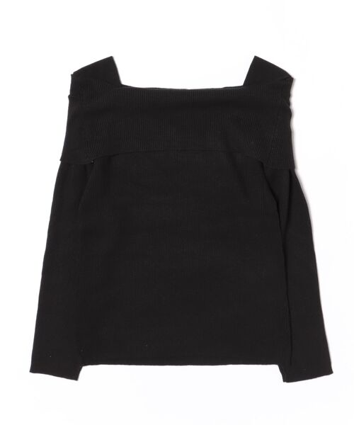 「Honeys」 「colza」長袖ニット M ブラック レディース_画像2