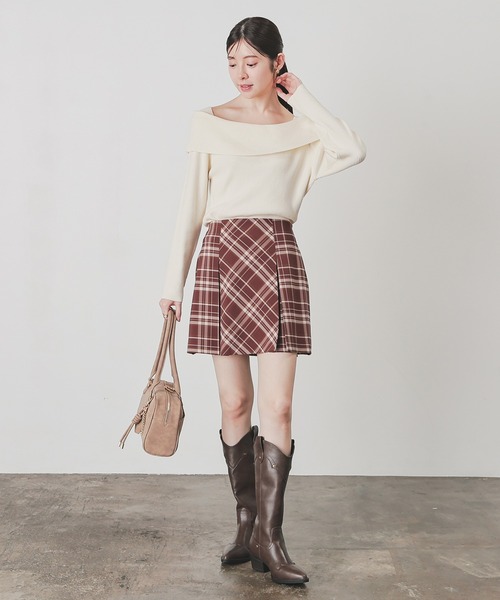 「Honeys」 「colza」長袖ニット M ブラック レディース_画像3