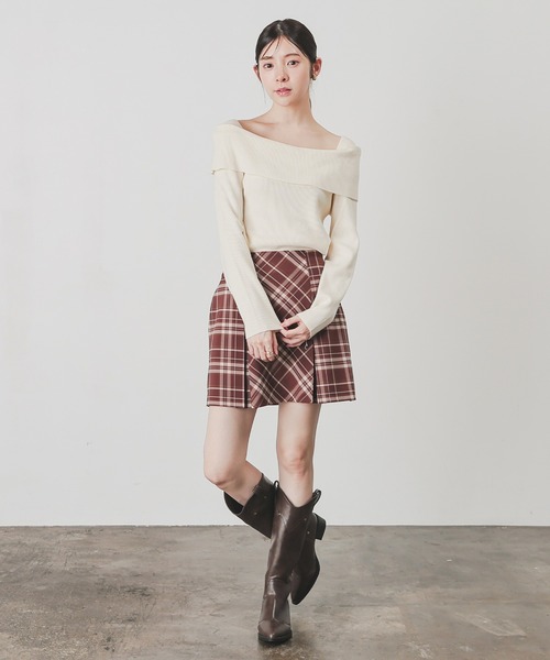 「Honeys」 「colza」長袖ニット M ブラック レディース_画像4