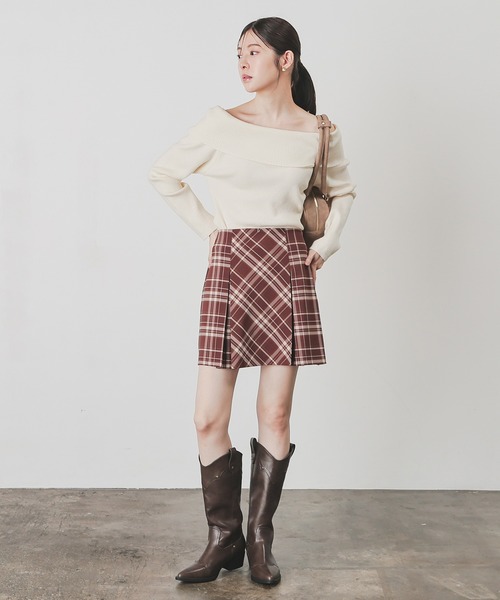 「Honeys」 「colza」長袖ニット M ブラック レディース_画像6