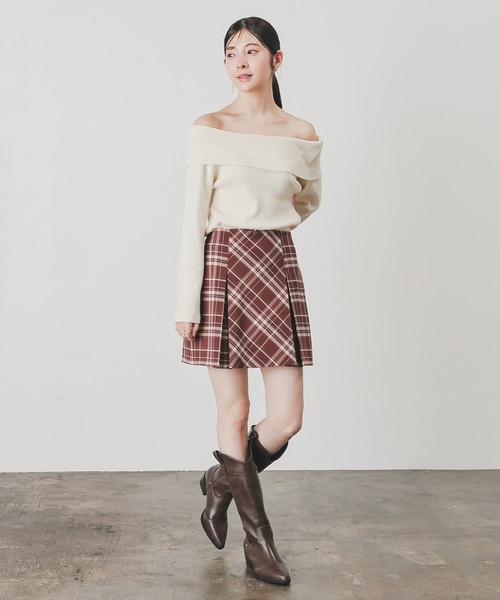 「Honeys」 「colza」長袖ニット M ブラック レディース_画像7