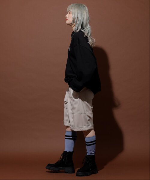 「DOUBLE NAME」 スウェットカットソー FREE モカ レディース_画像4