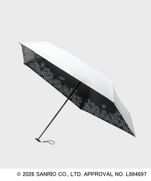 日傘 折りたたみ傘 折り畳み 晴雨兼用 「ハローキティ」晴雨兼用裏側