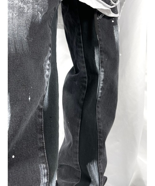 「XU」 「glamour」デニムパンツ ONE SIZE ブラック メンズ_画像8