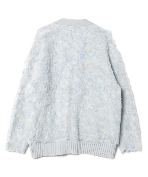 「ADAM ET ROPE'」 ニットカーディガン FREE ブルー レディース_画像2