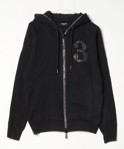 1PIU1UGUALE3 RELAX ワンポイントジップアップパーカー X-LARGE 1PIU1UGUALE3 RELAX ワンポイントジップアップパーカー X-LARGE