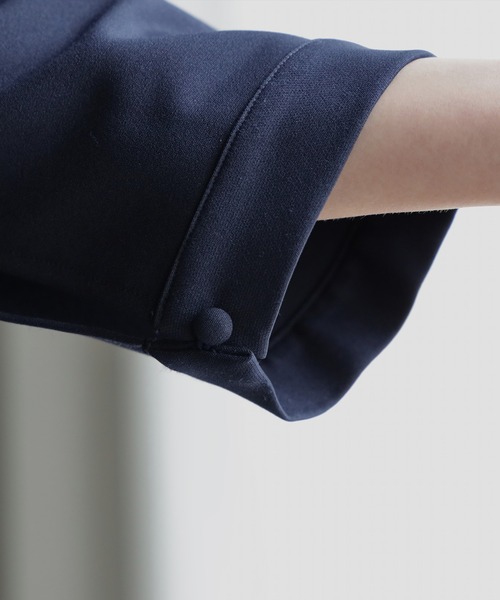 「DRESS PLUS」 7分袖ワンピース X-LARGE ブラック レディース_画像5