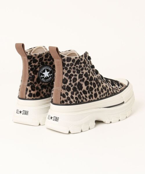 「CONVERSE」 ハイカットスニーカー 24.5cm グレー レディースの画像