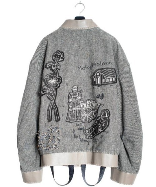ブルゾン アウター seveskig/セブシグ/Carbon Folk Mexican Jacket メンズ レディースの画像