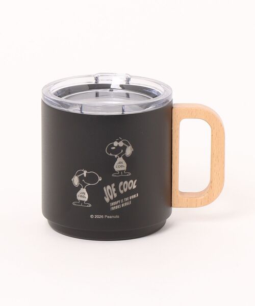 ピーナッツカフェ　スヌーピー　NEWSSTAND マグカップ　サーモタンブラー PEANUTS タンブラー PEANUTS/ピーナッツ モノトーンシリーズ 蓋つき