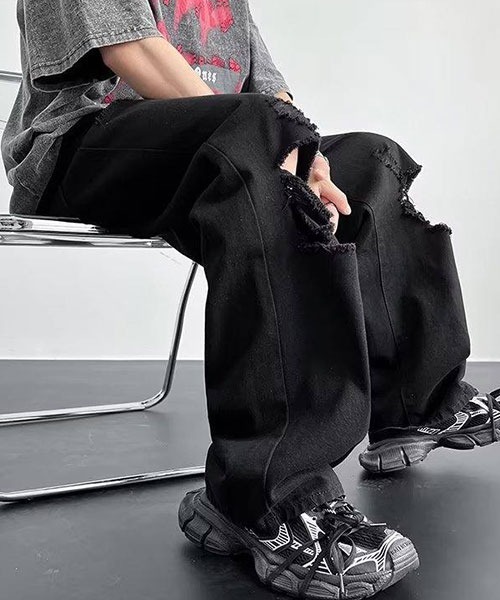 「Shoowtime」 デニムパンツ X-LARGE ブルー メンズ_画像6