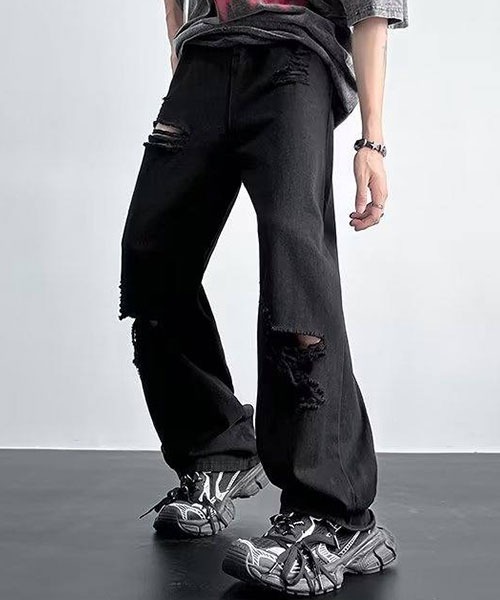 「Shoowtime」 デニムパンツ X-LARGE ブルー メンズ_画像7