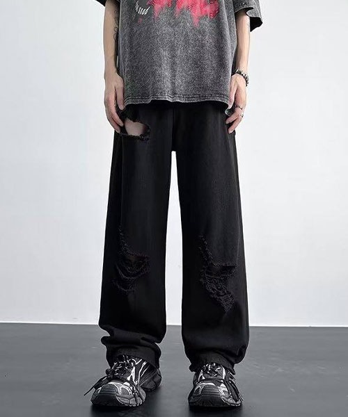 「Shoowtime」 デニムパンツ X-LARGE ブルー メンズ_画像9