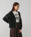 「GLOBAL WORK」 ニットカーディガン...の詳細画像4