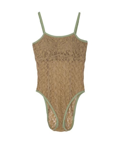 ELCHELE（エルチェレ） カップ付き キャミソール LACE CAMI BODYSUIT 