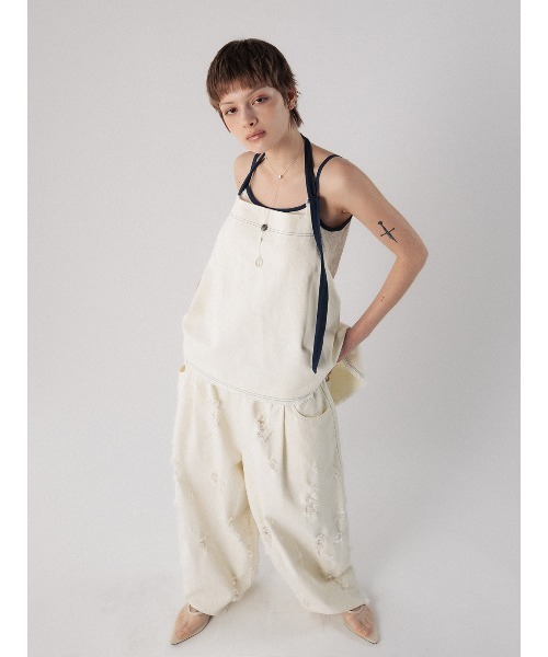 ELCHELE（エルチェレ） カップ付き キャミソール LACE CAMI BODYSUIT 