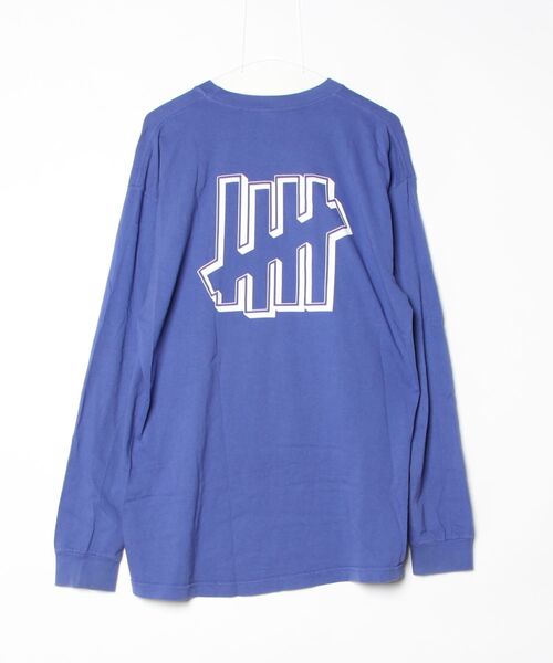 「UNDEFEATED 」 ワンポイント長袖Tシャツ L ブルー メンズ_画像2