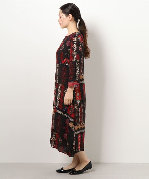 「Desigual」 7分袖ワンピース S ブラック レディース_画像5