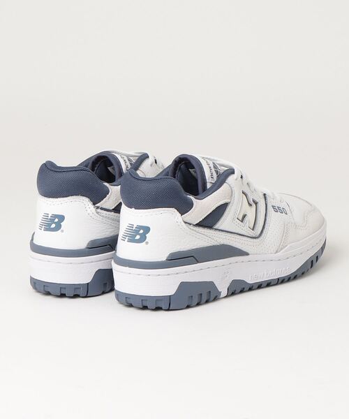 「New Balance」 ローカットスニーカー 23.0cm ホワイト×レッド メンズ_画像2