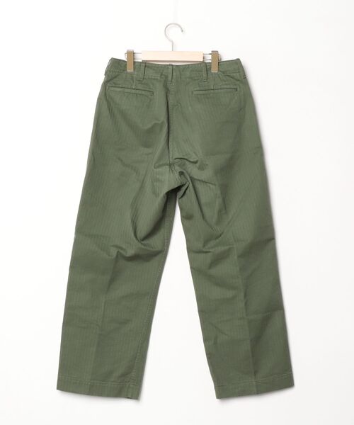 「BEAMS PLUS」 チノパンツ SMALL オリーブ メンズ_画像2