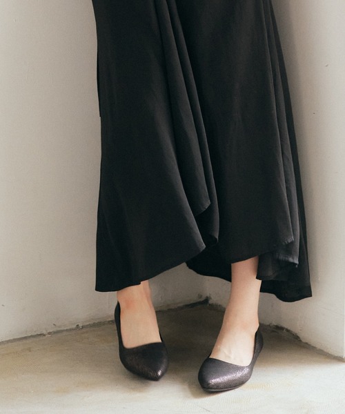 「coca(ANDEX shoes product)」 パンプス 24.5cm グリーン レディース_画像4