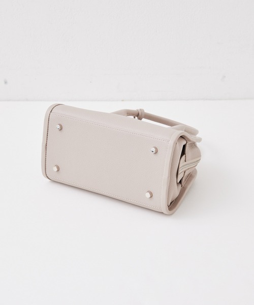 Whim Gazette 26SS 【Hoaw.】 WIDE HANDBAG S Whim Gazette（ウィム ガゼット） 「Hoaw.」2WAYバッグ FREE シルバー