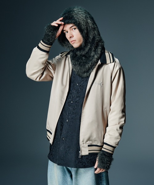 glamb（グラム） アームカバー Fur Arm Cover ＆ Hood Set / ファー
