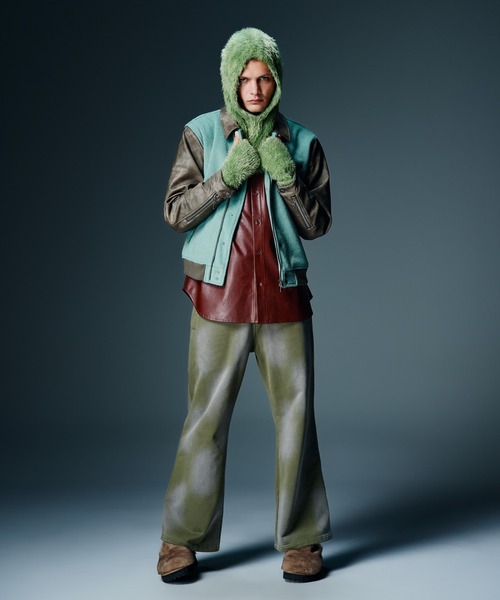 d.i.a. アームウォーマー付きフードファータンクトップ glamb（グラム） アームカバー Fur Arm Cover ＆ Hood Set / ファー