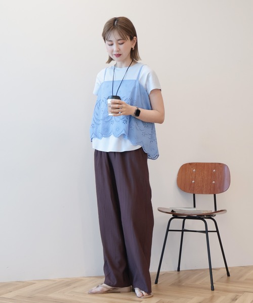 AMERICAN HOLIC（アメリカンホリック） ワイドパンツ パンツ 「WEB限定