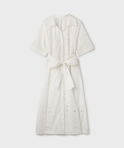 GRACE CLASS シャツワンピース スターカットワークドレス : ZOZOTOWN