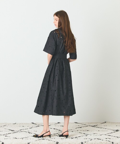 GRACE CLASS シャツワンピース スターカットワークドレス : ZOZOTOWN
