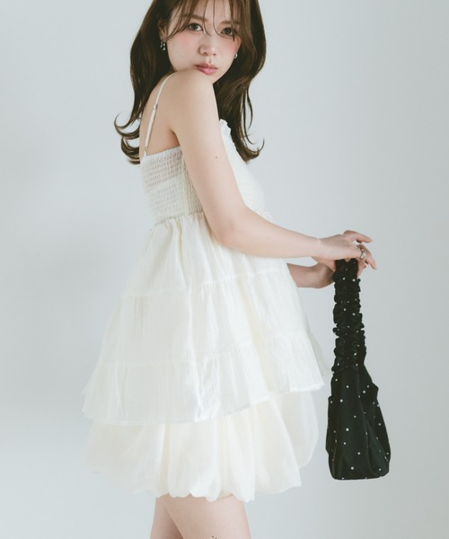 スカート シアーシフォンバルーンミニスカート | VANNIE U | 22