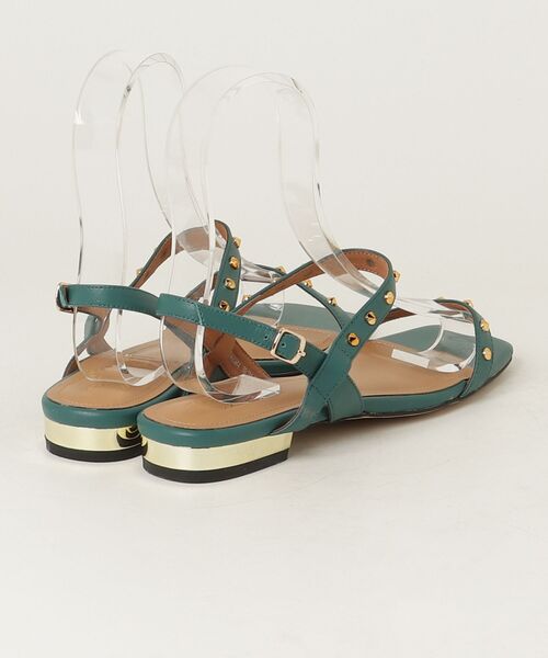 「Daniella&GEMMA」 フラットサンダル 39 グリーン レディース_画像2