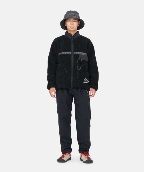 「and wander」 パンツ「GRAMICCIコラボ」 M ブラック メンズ_画像5